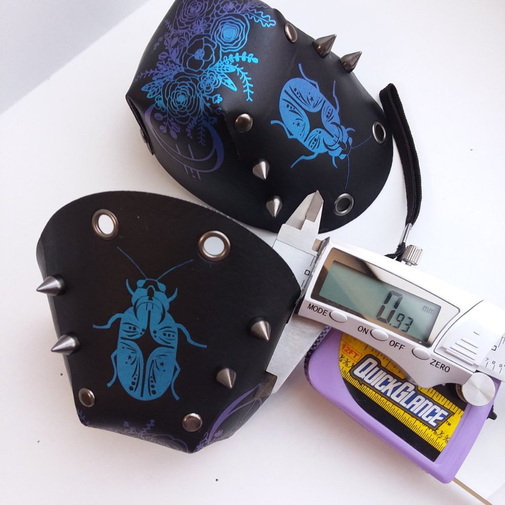 Custom Roller Skate Toe Guards Moon Beetle - Picture 8 of 14